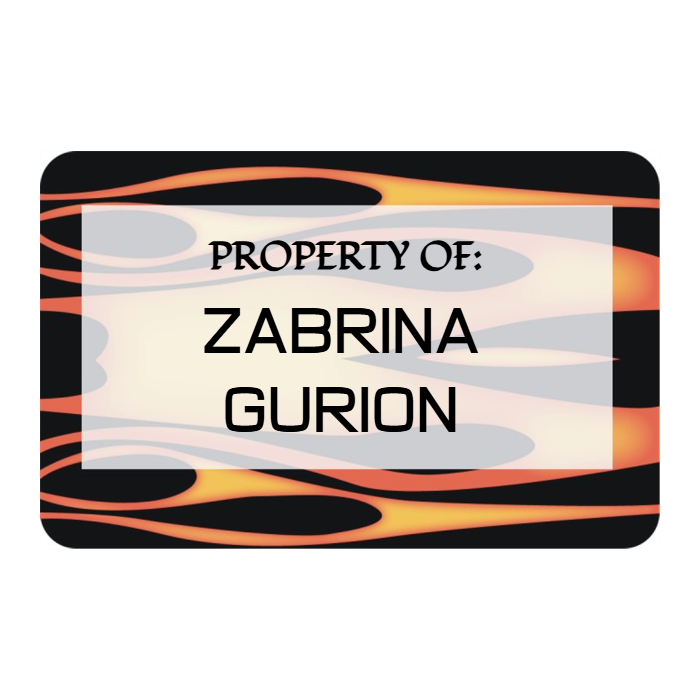 Zebra Print Bagtag