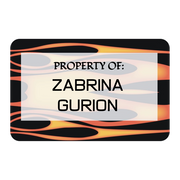 Zebra Print Bagtag