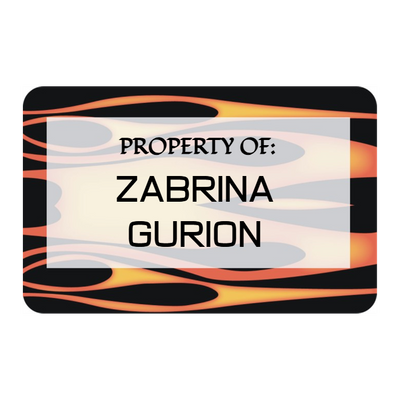 Zebra Print Bagtag