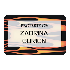 Zebra Print Bagtag